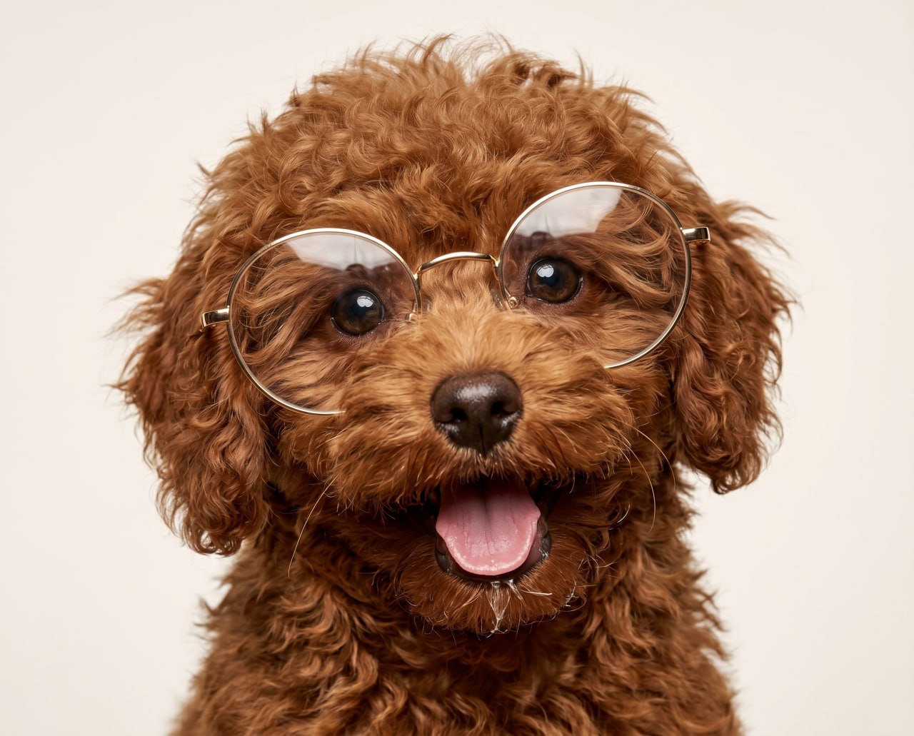 Friendly dog ready for training